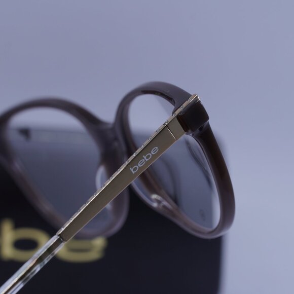 Bebe BB5215 232 Cat Eye Eyeglasses 52mm – Mink - Picture 8 of 10